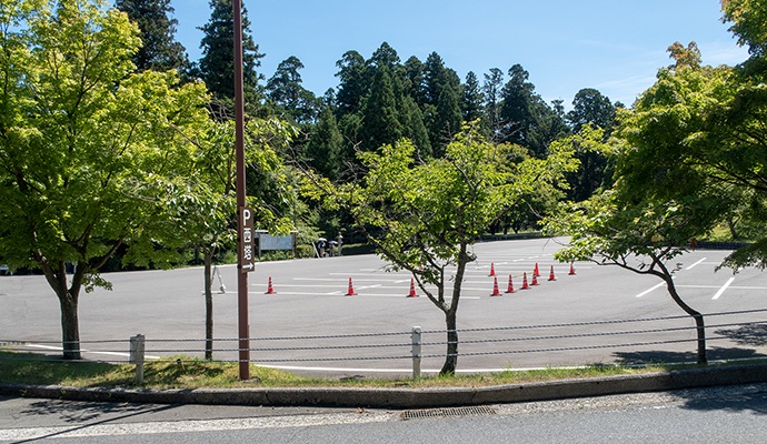 西塔駐車場（無料）／比叡山ウェブ